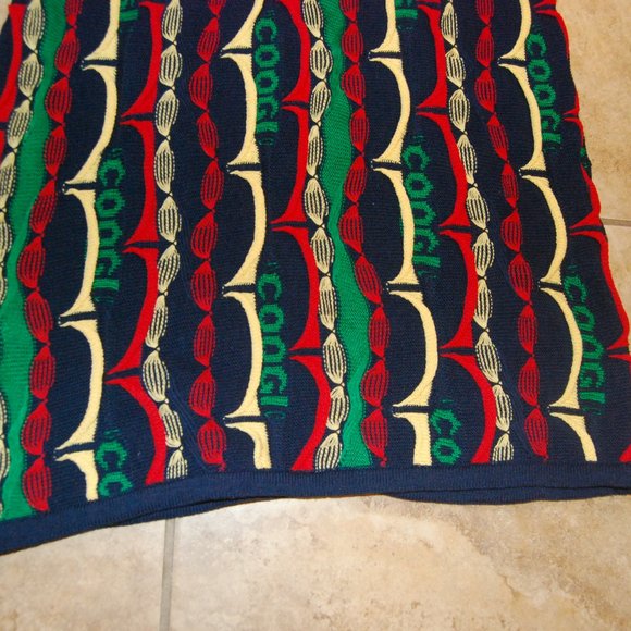 NWT Coogi Womens Multicolor Abstract Sleeveless Knitted Sweater Dress Size Large - Picture 10 of 10